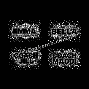 Tutti i tipi di Cheerleading Cheerleading ferro su strass motivo di trasferimento di calore Design personalizzato per gli indumenti - Product Image 4