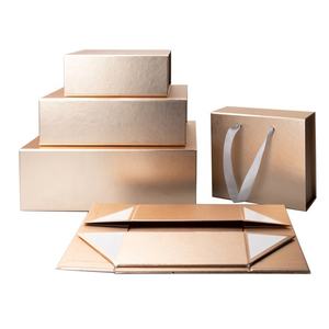 Custom Logo Foldable CardBoard Paper Gift Boxes with Magnetic Lid - Product Image 6