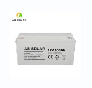 High Quality Long Life Gel Battery Suitable for Home Solar System 12V 100ah Battery