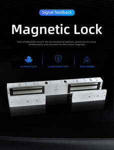 Système intelligent de contrôle d'accès de porte de haute sécurité Serrure électrique de gâche de porte Serrure magnétique électrique électromagnétique - Product Image 3