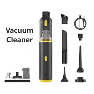 Aspirateur sans fil rechargeable à moteur sans balais, mini portable, sans fil, pour voiture, hôtel, maison, extérieur, fonction sèche - Product Image 3