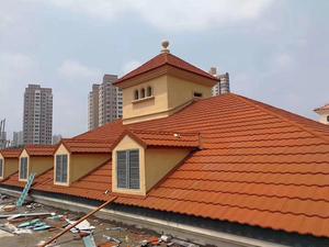 Tuiles de toiture modernes en aluminium revêtu de pierre à grain de bois Milan, ignifuges, résistantes à la chaleur, durables, pour maison en <span class=keywords><strong>ardoise</strong></span> - Product Image 2