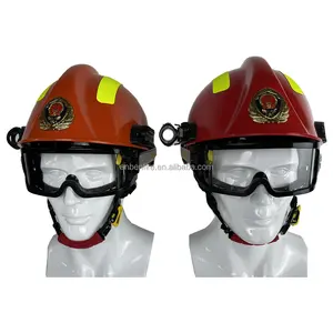 Capacete de segurança para resgate, equipamento de bombeiros, proteção de alta temperatura