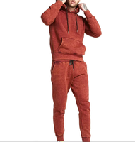 Ensemble de survêtement décontracté pour homme, personnalisé, hiver, effet délavé, avec sweat à capuche et pantalon de jogging en coton orné de strass, style streetwear