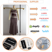 Robe d'été tendance J4127 pour femmes, robe longue à imprimé rayé, robe élégante africaine pour femmes, robe longue à la mode