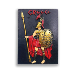Imanes de resina con bandera de corazón de oso 3D hechos a mano, artesanías de poliresina de estilo moderno para recuerdo de boda e imán de nevera, regalo - Product Image 3