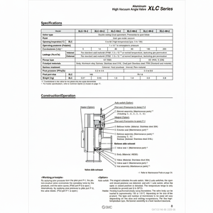 Vanne d'angle XLC-25-2M9 à vide élevé SMC Pneumatics - Product Image 1