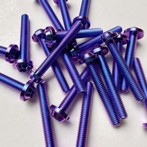 GR5 M6 bu lông Titan M6 M5 M10 bu lông titan hình lục giác Torx mặt bích đầu vít đầu đĩa GR5 m3 cho xe máy xe đạp - Product Image 4