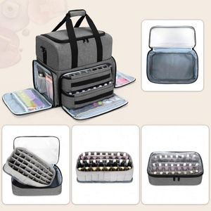 Organizador de Esmalte de Uñas con Capacidad para 80 Botellas, con 2 Bolsas Extraíbles y Secciones de Almacenamiento para Herramientas de Manicura (Muestra Gratuita) - Product Image 3