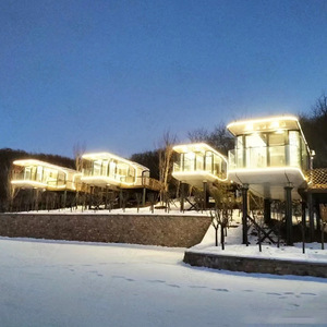 Alojamiento en Resort, Red de Espacios de Descanso, Hotel Tipo Casa Flotante Color Caqui, Resistente a la Lluvia, Lujo en la Naturaleza, B&B con Toldo - Product Image 5