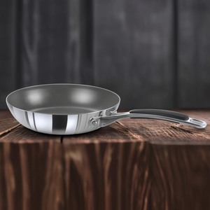 Padella antiaderente Trimetal da 10 pollici con manico in acciaio inossidabile per cucinare - Product Image 3