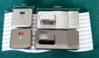 Kit de verrouillage d'accessoires en acier inoxydable 304 de haute qualité pour cloisons de toilette Installation facile Design moderne pour centre commercial d'appartement