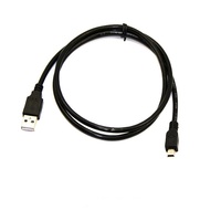 Câble de charge et de données USB A vers B Mini USB avec conducteur en cuivre pur, gaine en PVC et blindage tressé