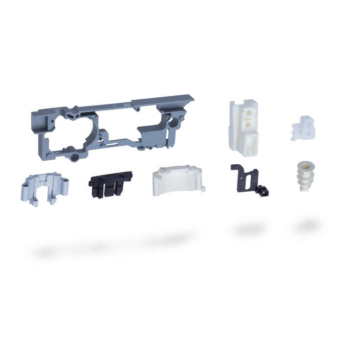 ABS PP PVC POM PE PC Plastic Injection Molding Parts for Machine Application Drawing and Cutting Services Available