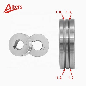 Europäisches Kleines Drahtvorschubrad 0,8mm 1,0mm 1,2mm 1,6mm Doppelgröße <span class=keywords><strong>MIG</strong></span>-Schweißgerät Drahtvorschubmaschine - Product Image 4