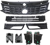 Topzonauto Neu für 2016-2019 Vorderer Stoßfänger Unterer Kühlergrill Nebelscheinwerfer Reflektor Anschraubbar 561854662HRYP 561853671