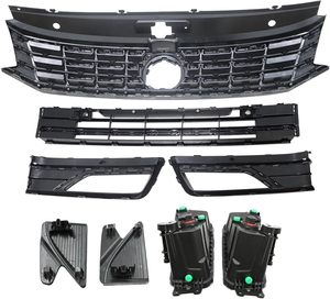 Topzonauto per Volkswagen <span class=keywords><strong>Passat</strong></span> 2016-2019 Griglia Inferiore Paraurti Anteriore con Luce Fendinebbia e Riflettore 561854662HRYP 561853671 561941700C - Product Image 3