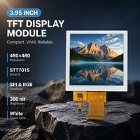 Layar Sentuh Tft 3,95 Inci Persegi, Resolusi 480x480, Modul Lcd 380 Nit