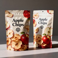 Op maat gemaakte digitale printbare, hersluitbare plastic aluminiumfolie diepvriesvruchten/voedsel/snack verpakking staande pouch met ritssluiting