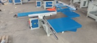 Scie à panneaux horizontale HOLZTECH de précision à table coulissante automatique, petite scie à bois, moteur 5,5 kW, diamètre de lame 300 mm, facile à utiliser