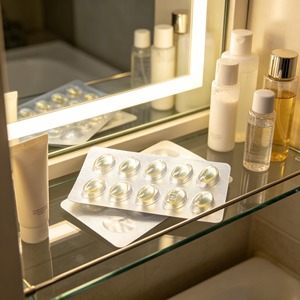 Cápsulas <span class=keywords><strong>de</strong></span> Suero Facial con Vitamina E OEM, Esencia Hidratante y Reafirmante, Fábrica <span class=keywords><strong>de</strong></span> Origen, Blíster Personalizado - Product Image 3