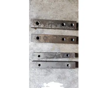 Lâminas superiores personalizadas e fabricante de lâminas inferior para perfuração e marcação de aço plana hidráulica do cnc