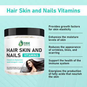 Capsules de vitamines pour cheveux, peau et ongles en marque privée avec vitamine B6 favorisant l'élasticité normale des cheveux pour un aspect sain - Product Image 3