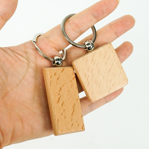 Wholesale Personal <b>Key</b> <b>Ring</b> Natural Wood Party Favors Keychain Lanyard for <b>Bag</b> Pendant - Product Image 3