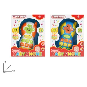 Mondo Bimbi Baby Phone 18 cm, jouet éducatif avec sons et lumières pour les tout-petits de plus de 18 mois - Product Image 1