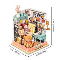 Robotime — jouet Puzzle en bois 3D, jeu de poupée Miniature, bricolage, offre spéciale, DS016