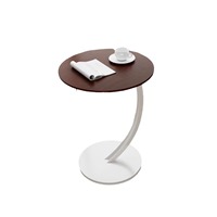 Mesa auxiliar de sofá extraíble de diseño moderno para casa pequeña o apartamento Mini mesa de centro de madera para dormitorio balcón cabecera