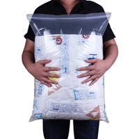Sac d'emballage de vêtements Zip grands sacs de stockage personnalisés givrés à fermeture éclair sacs en plastique de vêtements de maison pour l'emballage de vêtements Big
