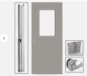 Portes roulantes coupe-feu en acier inoxydable personnalisées professionnelles avec style moderne pour les appartements, les hôtels et les écoles fabriquées en Chine - Product Image 3