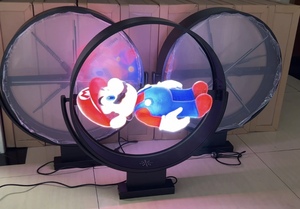 58cm Seitenanzeige Outdoor 3D Hologramm LED-Lüfter Cloud-Steuerung Hologramm-Werbegerät Hologramm-Ventilator - Product Image 3