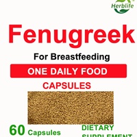 Compléments de fenugrec OEM, capsules de fenugrec pour l'allaitement et l'augmentation mammaire, capsules de fenugrec