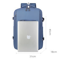 Sac à dos unisexe personnalisé pour étudiants, sac d'affaires durable, sac de voyage élégant et imperméable avec compartiment à chaussures