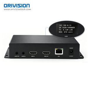 Codificador de Video HDMI a IP ORIVISION H.265 con Pantalla OLED, Baja Latencia, SRT, RTMP, IPTV, Hardware Profesional para Transmisión en Vivo - Product Image 1