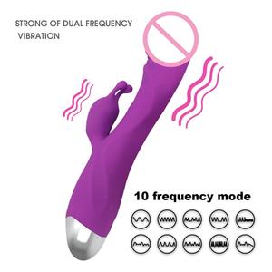 女性用セックスおもちゃ<span class=keywords><strong>10</strong></span>周波数リアルGスポット膣クリトリスディルドバイブレータートップ - Product Image 4