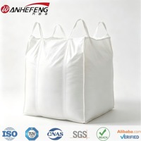 Grand sac FIBC en PP avec baffle, capacité 1000kg 1250kg, sangle de levage d'angle pour acide adipique, certifié SGS, sac FIBC vrac recyclable