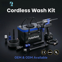 Kit de detailing automobile portable PB-VC-21 sans fil 3-en-1 : Laveur, aspirateur et souffleur, batterie lithium 21V, liberté sans câble, OEM 40