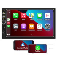 Autoradio Bluetooth universel avec écran tactile 7 pouces, CarPlay et Android Auto sans fil, double DIN