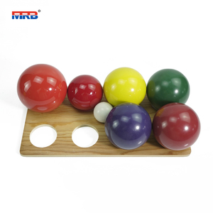 Set di <span class=keywords><strong>Bocce</strong></span> Regolamentare Direttamente dalla Fabbrica, Dimensioni e Peso Standard con 8 Palline in Resina, Regalo per Famiglia, Gioco da Giardino, Prato, Spiaggia - Product Image 4