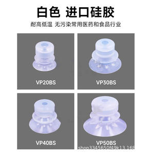 Ventosa de Vacío Neumática de Múltiples Etapas con Fuerte Succión, Negra, Uso Industrial Estándar, Serie VP - Product Image 4