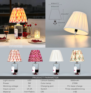Xách Tay Không Dây 2700K Cảm Ứng Ánh Sáng Ban Đêm Điều Khiển Thủy Tinh Chai Rượu Vang Bảng Đèn Cho Nhà Hàng Thanh Trang Trí Nội Thất Ánh Sáng Có Thể Sạc Lại - Product Image 6