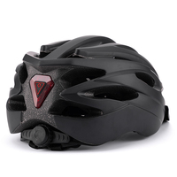 Casque d'équitation de vélo à visière amovible légère réglable avec lumière