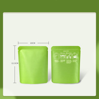 Sachets de thé et café en papier kraft de qualité alimentaire avec impression de logo personnalisée, scellés sur trois côtés, étanches à l'humidité, pour le lait, le café et le thé
