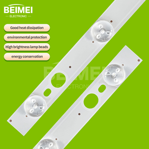 แถบไฟ LED แบ็คไลท์สำหรับทีวี A5 HL-10320A28-0901S-02แถบ LED แถบไฟ LED สำหรับทีวี LED32HD32 <span class=keywords><strong>JAV</strong></span> 9LED 3V 619มม. 3ชิ้น/เซ็ต - Product Image 6
