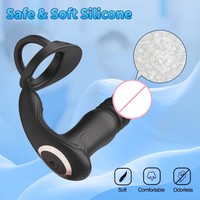 Antpop HB2209 10-Frequenz Teleskopischer Anal-Vibrator Kabellose Fernbedienung DC-Aufladung 100% Wasserdicht