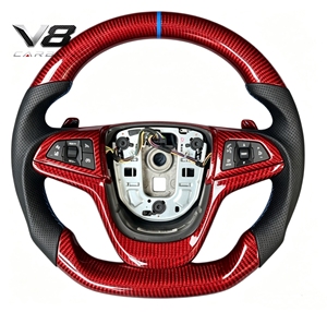 Volant en fibre de carbone véritable V8carbon pour accessoires intérieurs de voiture HSV VF, pièces automobiles, modification, course, sport, personnalisé - Product Image 5