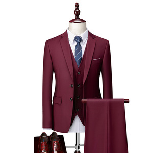 D0829ME39 2023 Boutique personalizada <span class=keywords><strong>de</strong></span> alta calidad <span class=keywords><strong>Color</strong></span> sólido <span class=keywords><strong>para</strong></span> hombre traje Formal <span class=keywords><strong>de</strong></span> negocios conjunto <span class=keywords><strong>de</strong></span> tres piezas <span class=keywords><strong>novio</strong></span> <span class=keywords><strong>boda</strong></span> moda - Product Image 2
